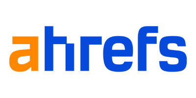 Ahrefs logo.